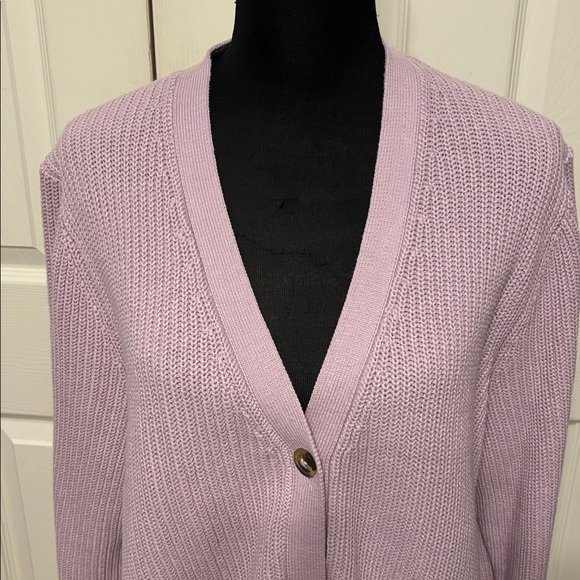 Croft & Barrow Plus Shaker Cardigan - Picture 3 of 10